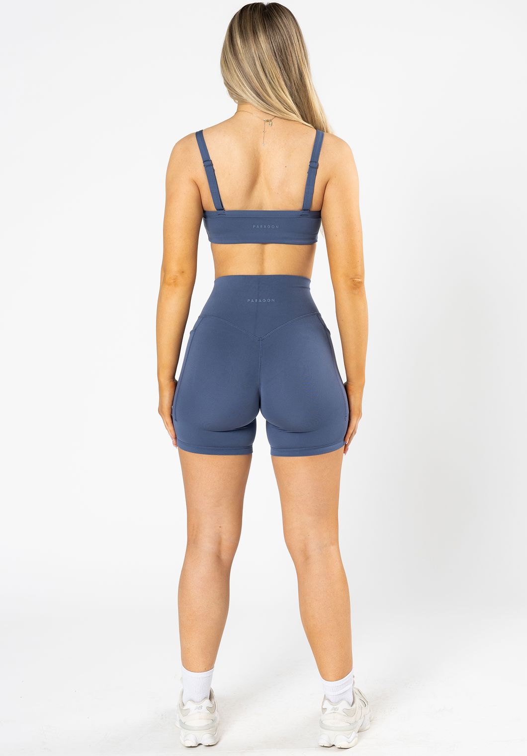 Reluna™ Empower Sculptseam® Pocket Short 6” Vintage Indigo
