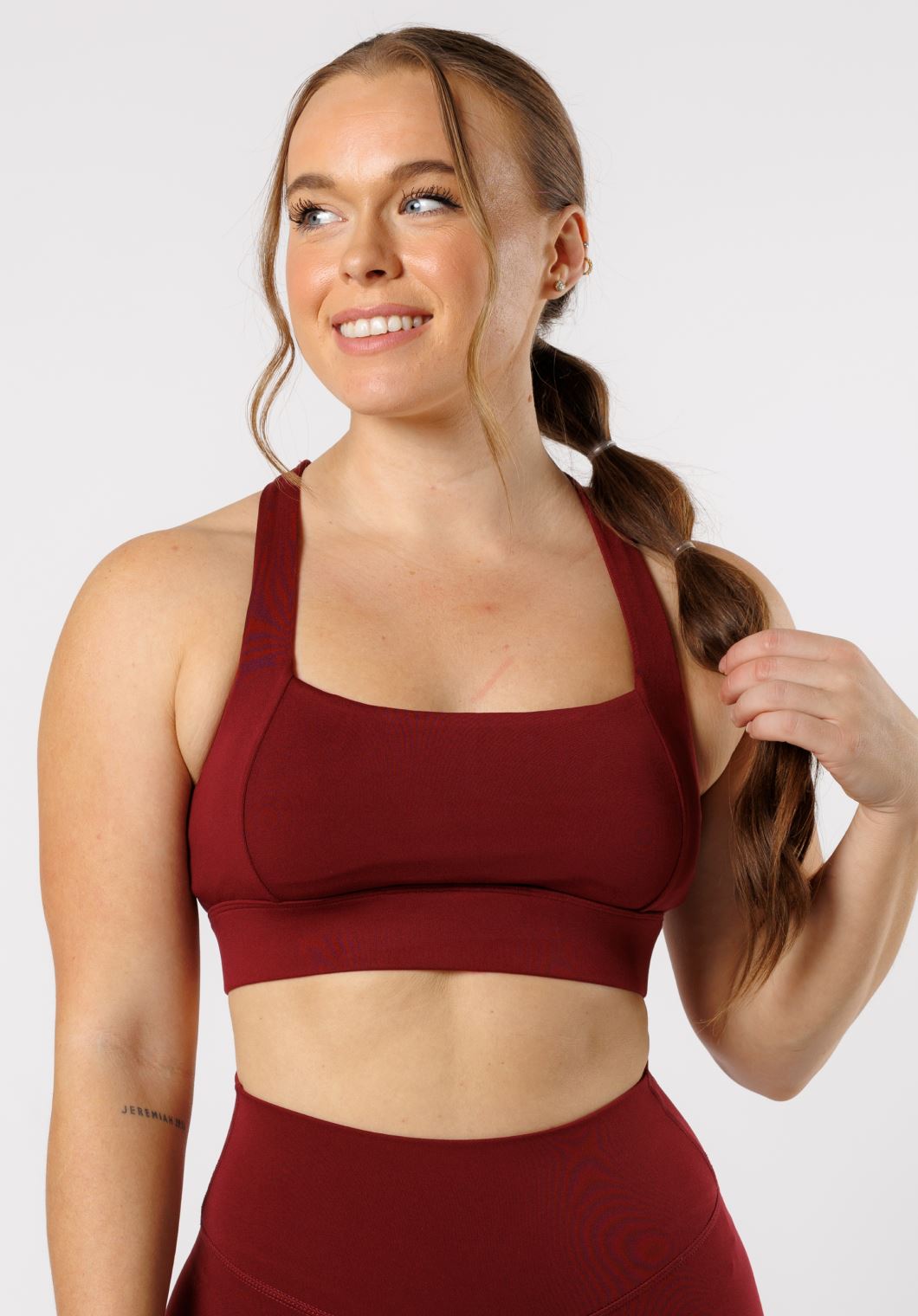 Reluna™ Refined Square Bra Red Velvet