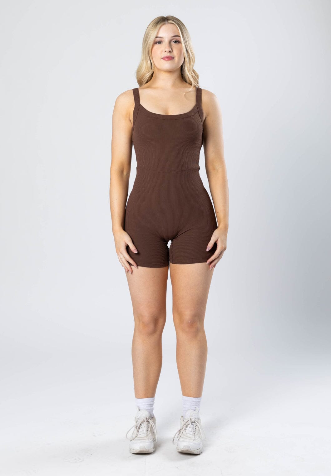CloudRib™ Strappy Sculptseam™ Shortsuit Coconut