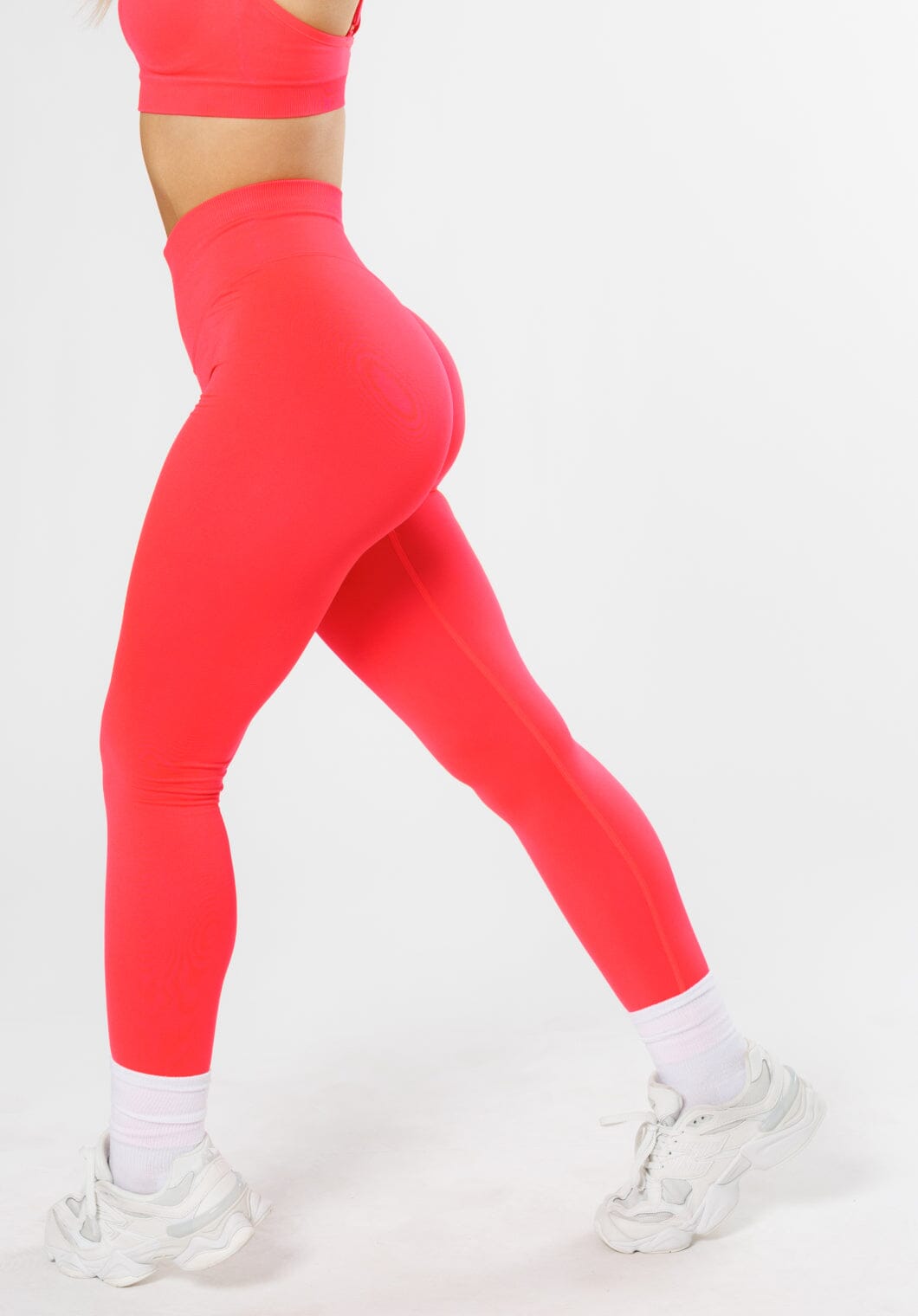 CurveFlex Hourglass Sculptseam® Plus Seamless Legging Hot Tropic