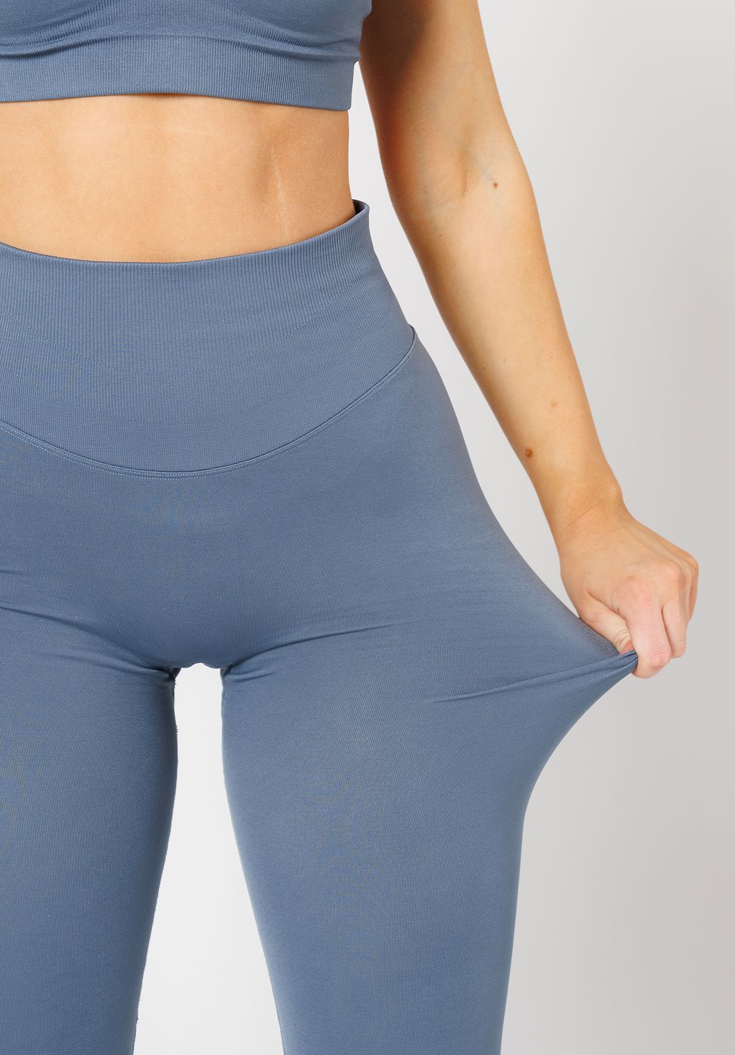 CurveFlex Hourglass Sculptseam® Plus Seamless Legging Slate
