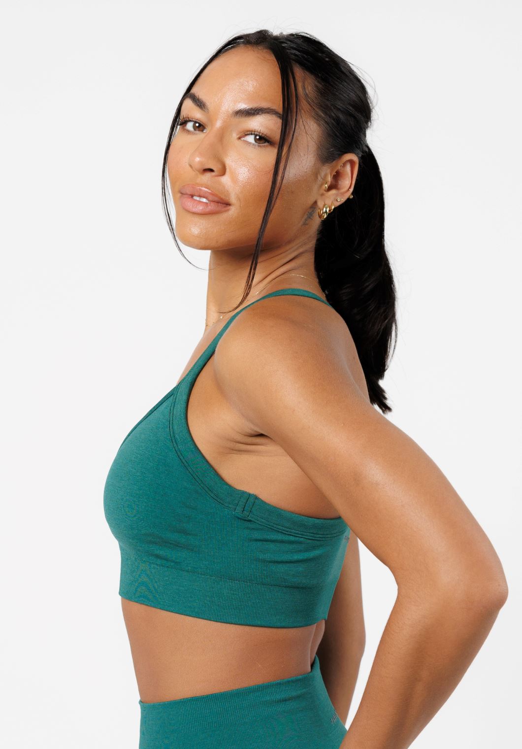 CurveFlex Rib Contour Seamless Bra Cyber