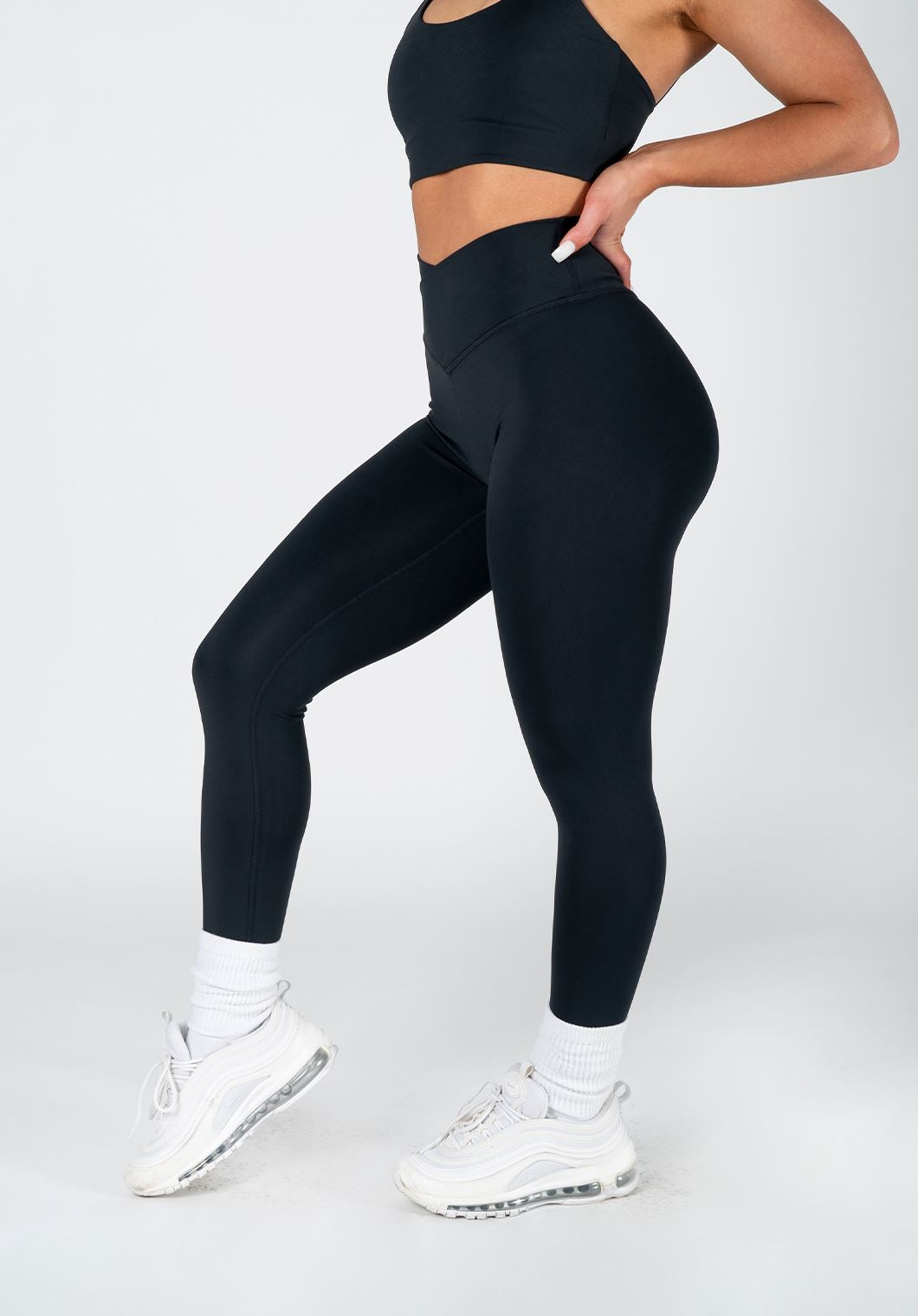 FlexSweat Crossover Sculptseam™ Legging Black
