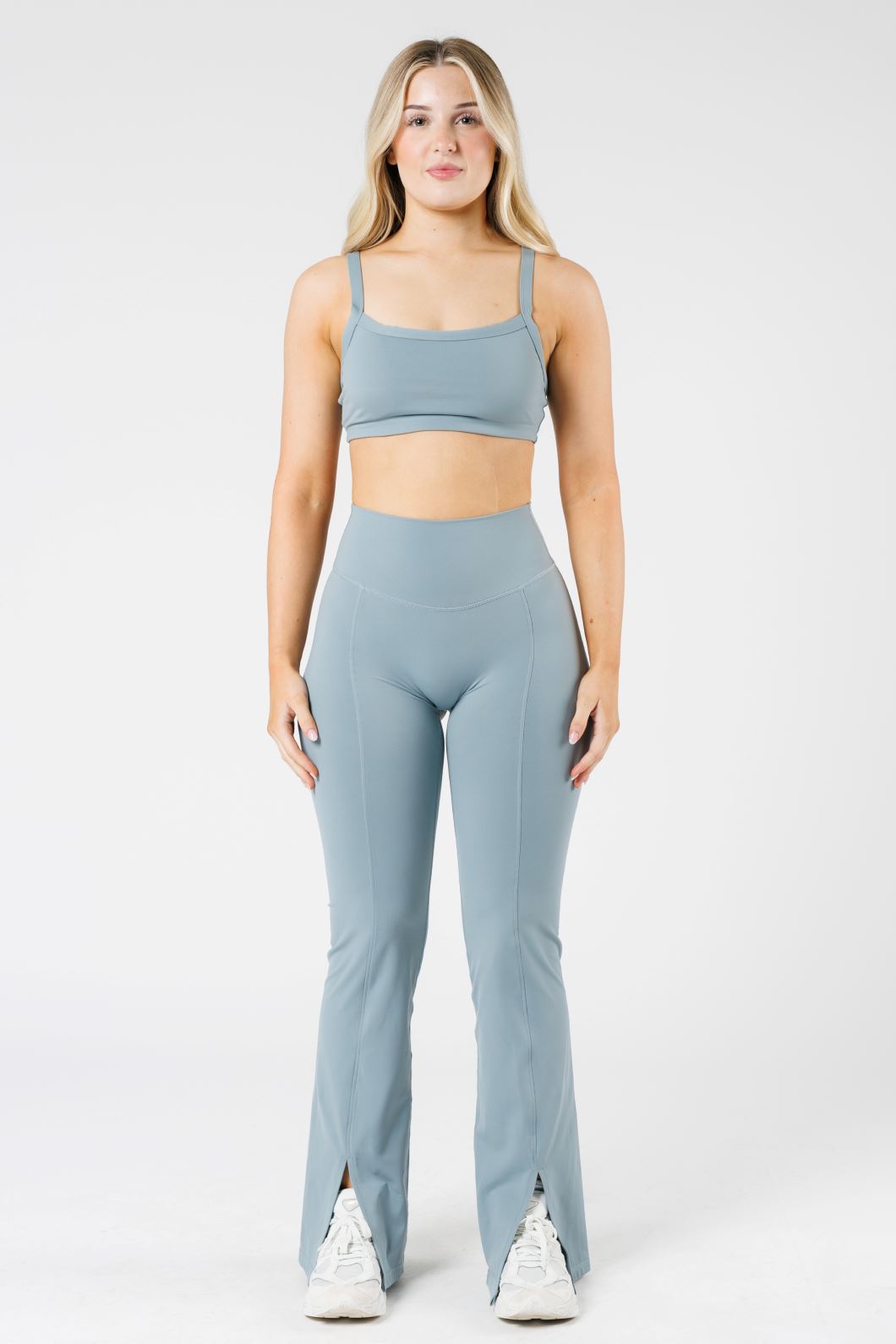 FormLux Front Slit Sculptseam® Plus Flare Legging 32" Mist