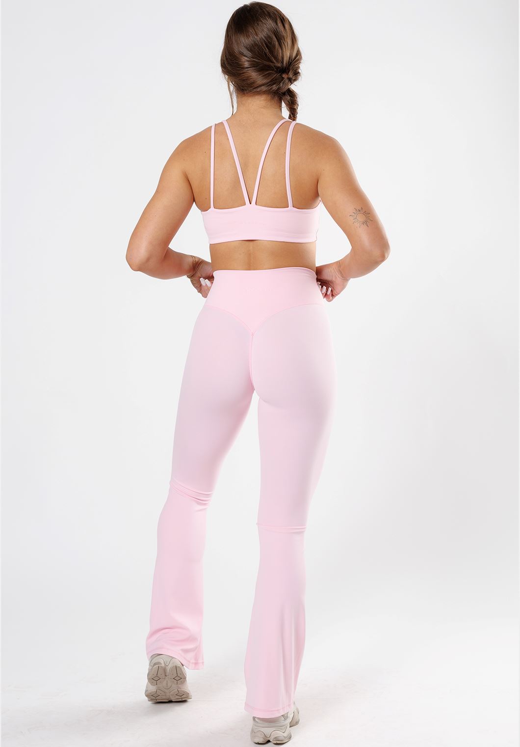 RecStretch Original Sculptseam® Plus Essential Flare Legging 34" Pink Opal