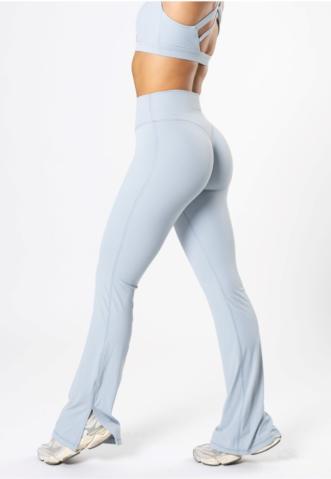 RecStretch Original Sculptseam® Plus Flare Legging 34" Pearl Blue