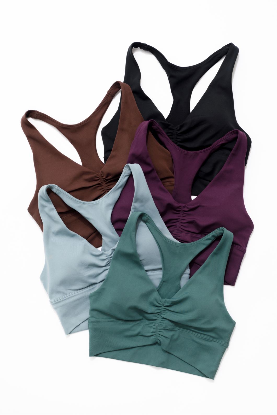 Reluna Ruched Bra Black