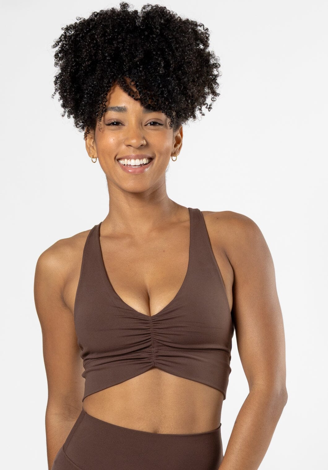 Reluna Ruched Bra Walnut