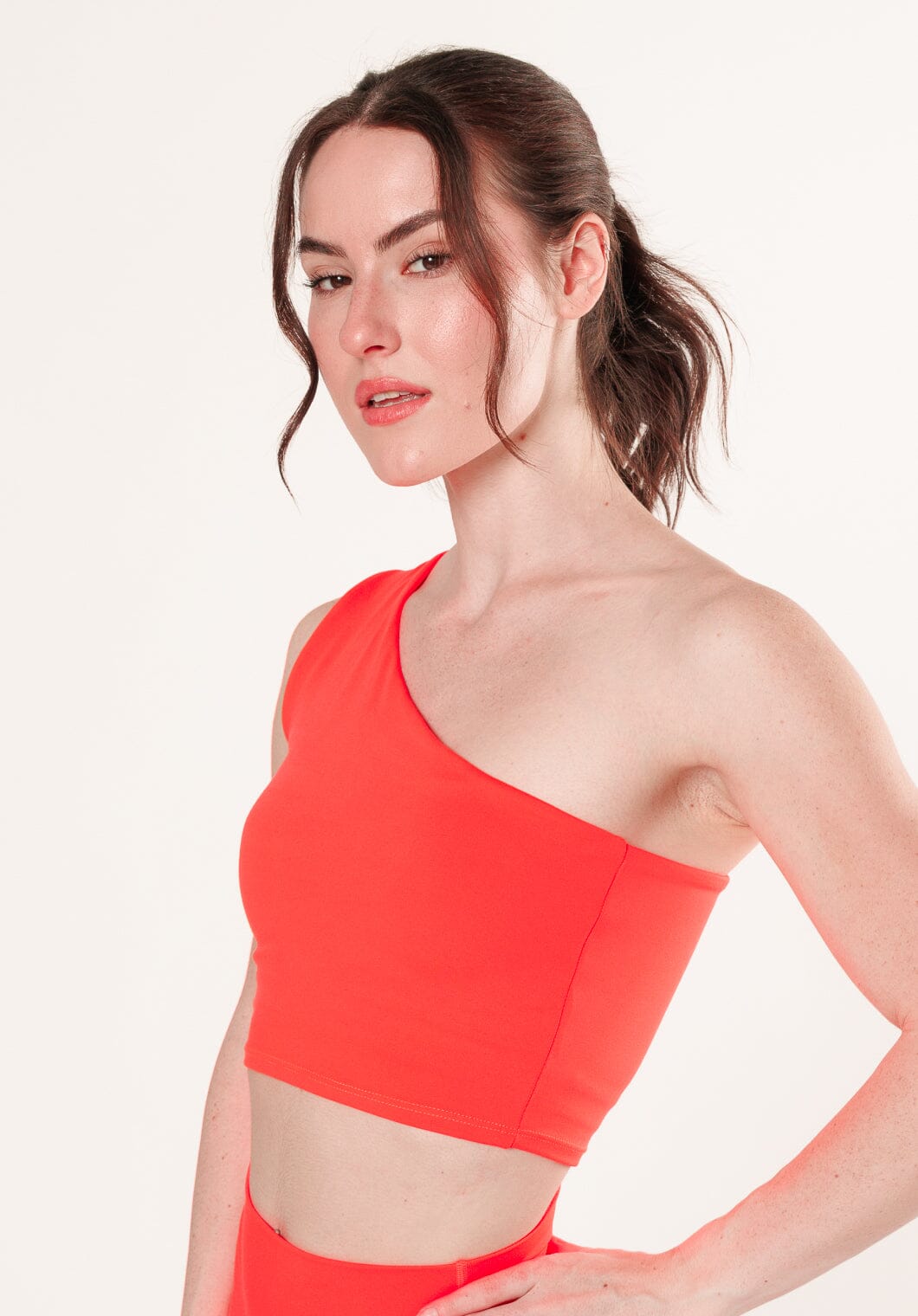 Reluna™ Single Shoulder Brami Hibiscus