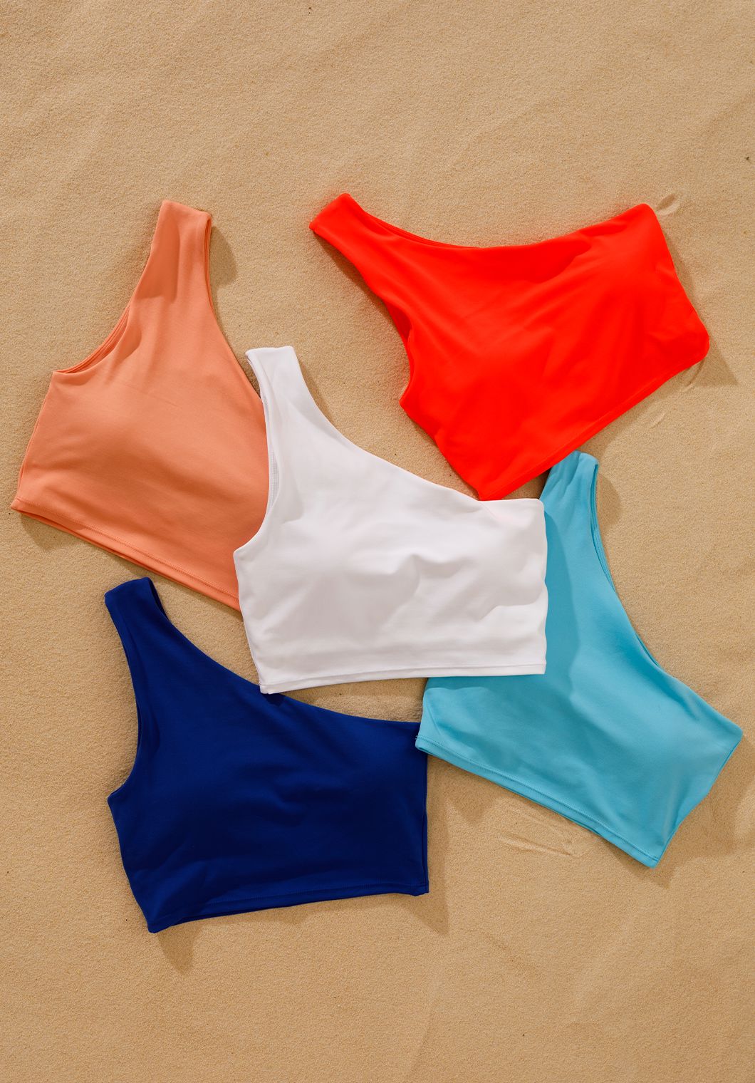 Reluna™ Single Shoulder Brami Hibiscus