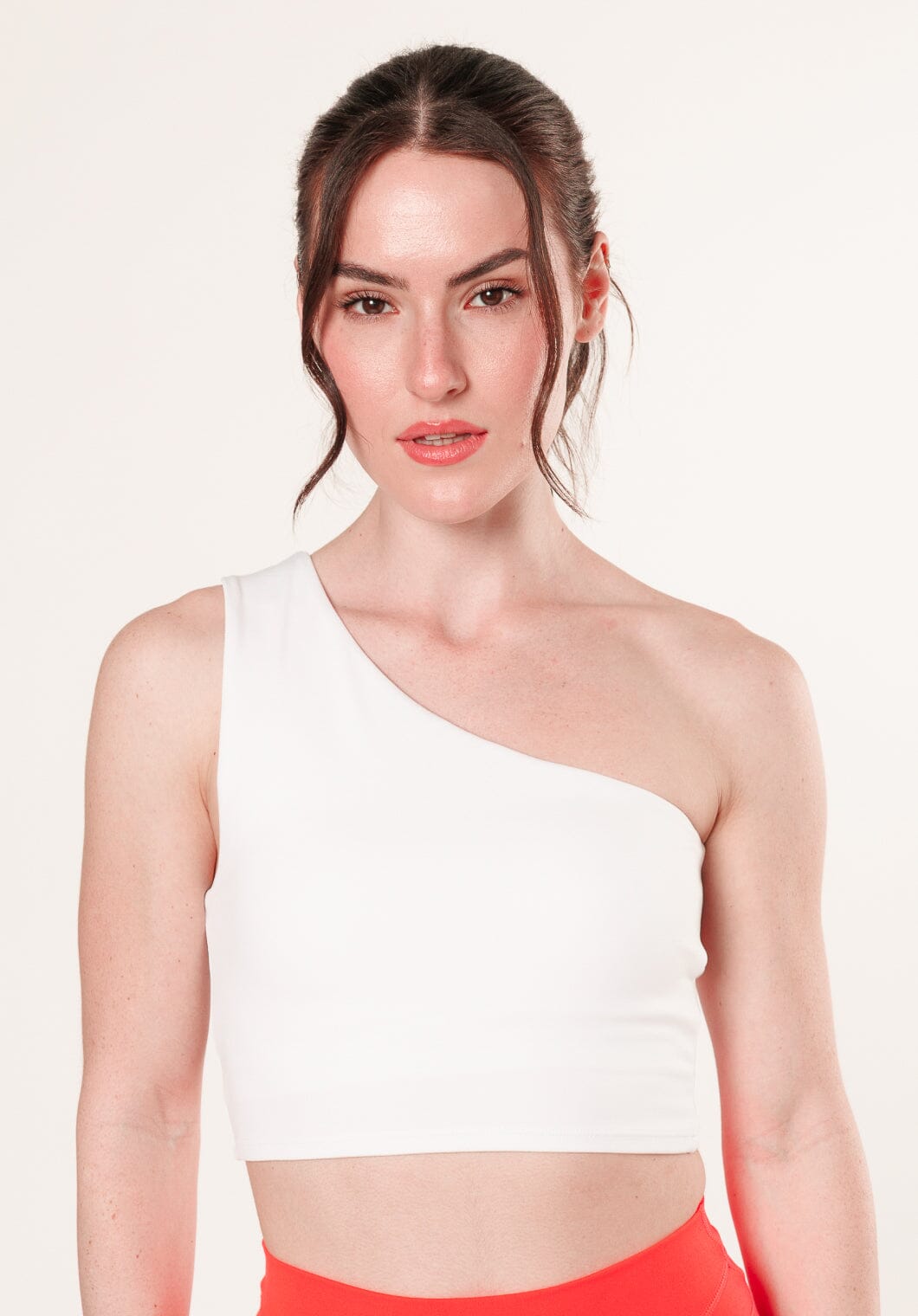 Reluna™ Single Shoulder Brami White